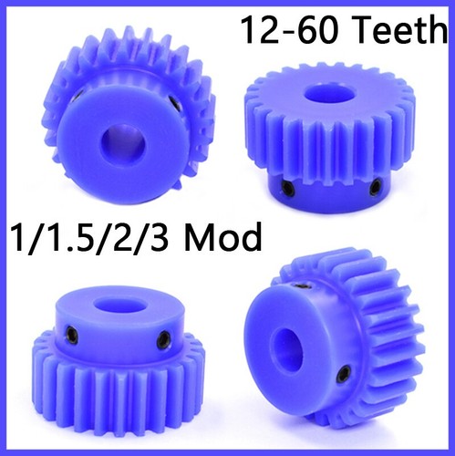 Blue nylon spur gears - spur,