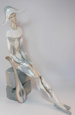 Lladro 36cm Sad Harlequin