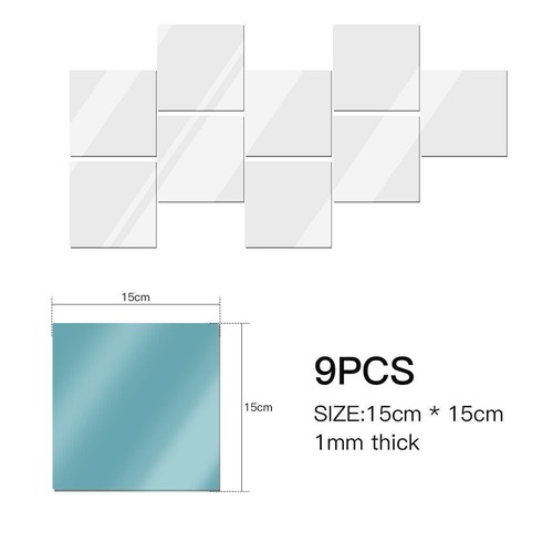 Pcs mirror sheets self - pcs,