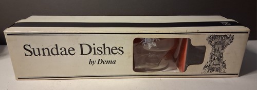 Vintage 70s dema glass sundae - dema,