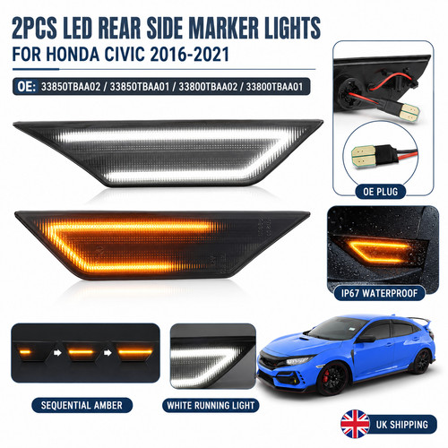 For honda civic led - x,