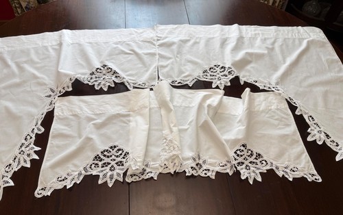 Battenberg white cotton - white,