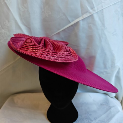 Dark pink big bow - dark,