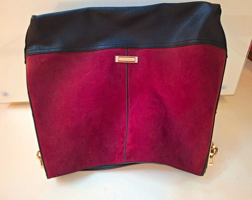 River island burgundy suede - river,
