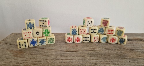 Vintage poker casino dice - 24,