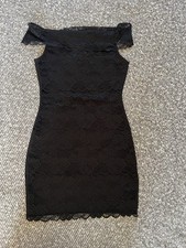 Lipsy Black BodyCon Lace
