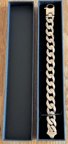 9ct gold heavy curb - heavy,