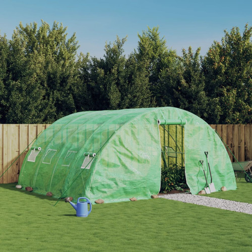 Greenhouse 5x4x2 green pe - greenhouse,