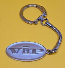 Vtg Playboy Celebrity VIP Membership Key Chain Silver Tone Play Boy Bunny Logo