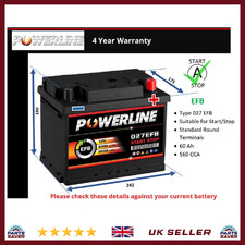 EFB Car Battery fits ROVER 218