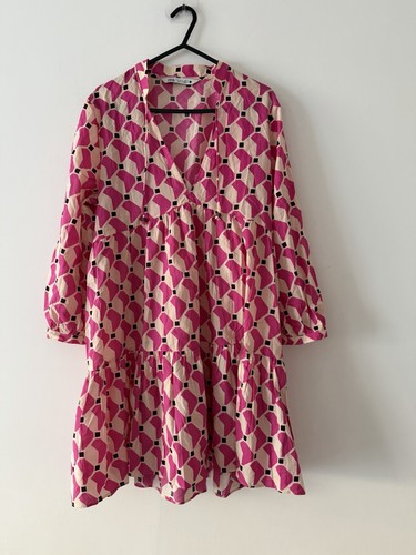 Zara geometric print tiered - geometric,