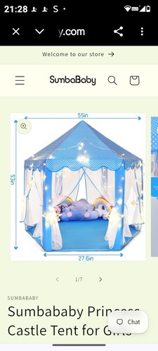 Sumbababy princess castle tent - sumbababy,