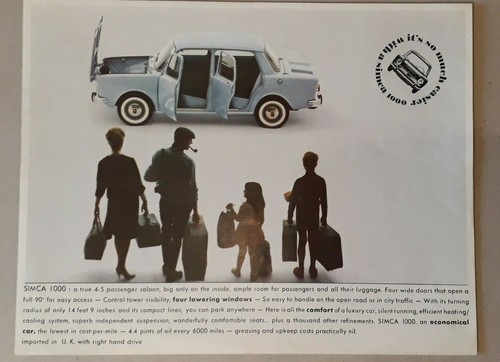 Simca 1000 leaflet - simca,