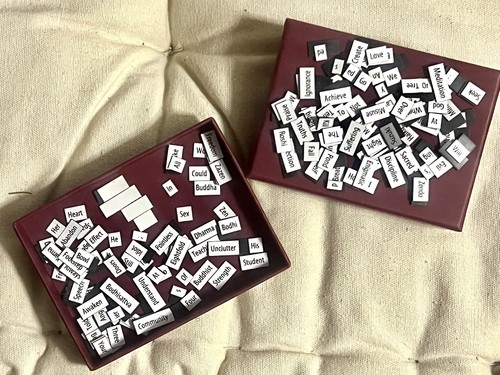 Zen magnetic poetry - zen,