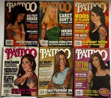 Tattoo Magazine 6 Issue Bundle #239 #240 #241 #242 #243 #245 2009