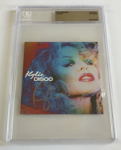 Kylie minogue signed disco - signed, cd
