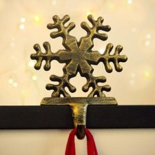 2X Christmas Santa Stocking Hooks Fireplace Hangers Xmas Tree Holder Decoration 