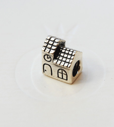 Genuine pandora church charm - "church",