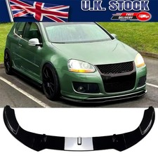 VW Golf MK5 GTI GT TDI Gloss Front Splitter Spoiler Lip Body Kit 2003-2008