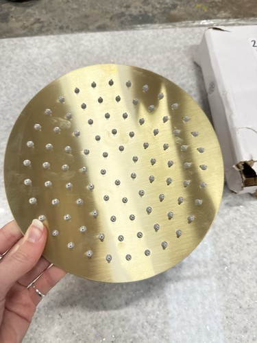 Display brushed brass 200mm - brushed,
