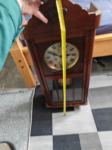 Antique hac wall clock - clock, with