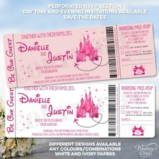 Disney Wedding Invites Save