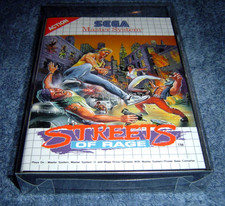 * STREETS OF RAGE * - SEGA MASTER SYSTEM GAME - COMPLETE - PAL VERSION - NR MINT
