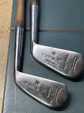 Hickory Golf Clubs X2 Rare