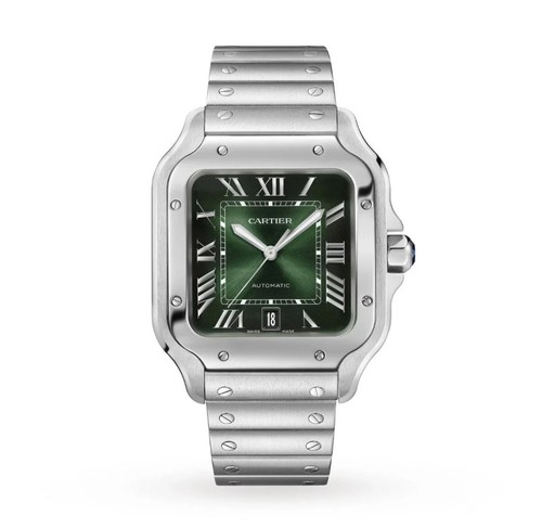 Cartier santos large green - santos,