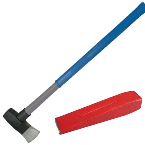 6lb log splitting wood maul - splitting,