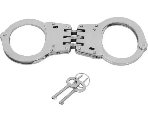 Steel handcuff alcon double - steel,