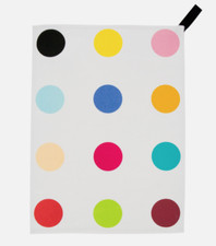 rare silkscreen design by DAMIEN HIRST - Spot (2012) tea towel Other Criteria m