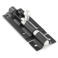 Garden Gate Shed Sliding Door Tower Bolt Black - 3, 4, 6, 8 Inch - 3 Inch