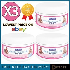 3 x ZINC AND CASTOR OIL CREAM