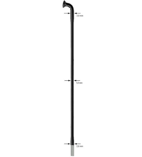 Bicycle spoke 254 mm - bicycle,