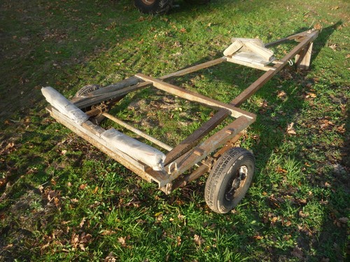 Used trailer project boat - used,