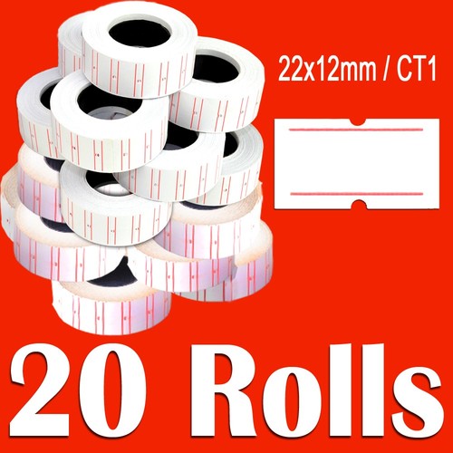 Dsl rolls white price label - 20,