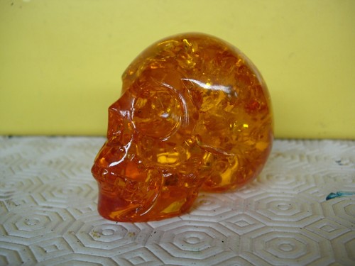 Crystal skull small - crystal,