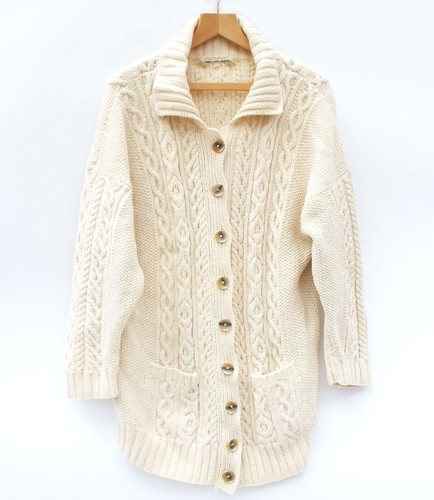 Womens long cream cardigan - , in