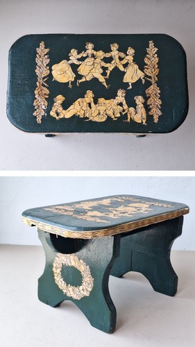 Vintage dark green painted - dark,