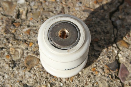 Vintage high voltage insulator - vintage,