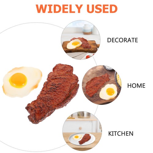 2pcs artificial fake steak - 2pcs,