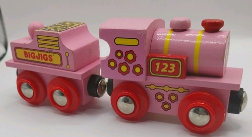 Bigjigs pink 123 wooden - 123,