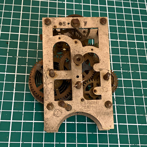 Junghans clock mechanism - clock,