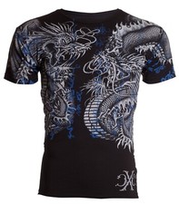 Xtreme Couture By Affliction Men's T-Shirt Double UP Biker Black Tattoo S-5XL