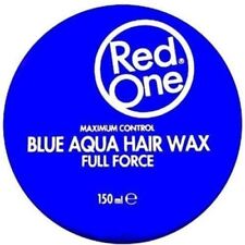 3 X  RED ONE AQUA HAIR GEL WAX FULL FORCE MAXIMUM CONTROL 150ML (THREE TUBS)
