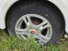 Caravan motorhome Fleetwood Aluminium 5 Stud 14inch Alloy Wheel Tyre 165 14