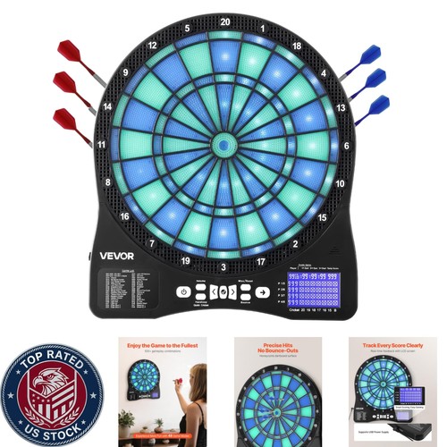 Electronic dart board with - dart,
