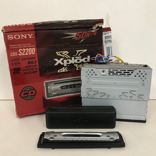 Sony cdx s2200 - car, stereo