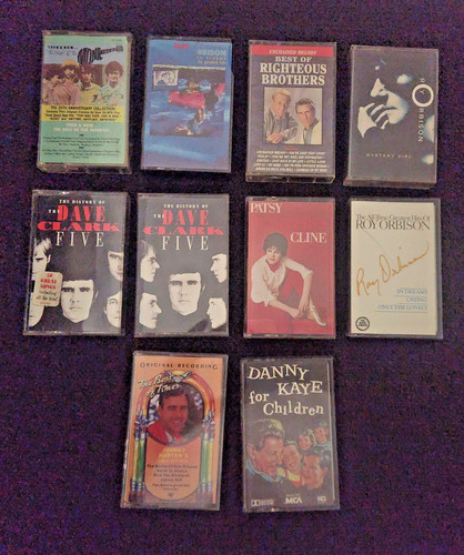 Vintage cassette tapes - 50s, 60s